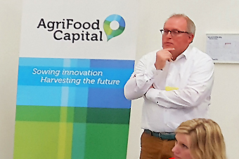 Interim manager Ron Crone Ron (r) als projectmanager/coördinator bij AgriFood Capital, het regionaal economisch actieprogramma voor Noordoost-Brabant.